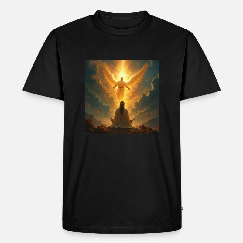 Der unsichtbare Geist erscheint - Männer Premium Bio T-Shirt - Schwarz
