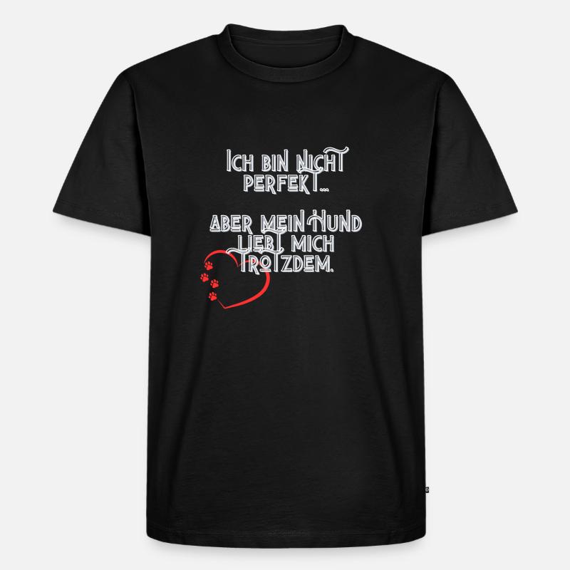 Nicht perfekt 2 - Männer Premium Bio T-Shirt - Schwarz