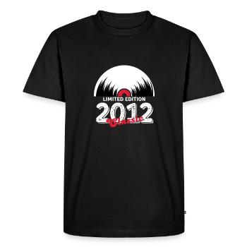Limited edition 2012 Classic vinyle - T-shirt Premium bio Homme - noir - Devant - Nico (187cm)