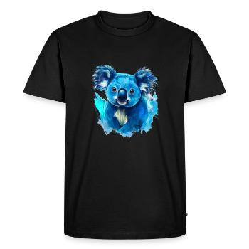 The koala is not actually a bear - Men's Premium Organic T-Shirt - black - Front - Nico (187cm)