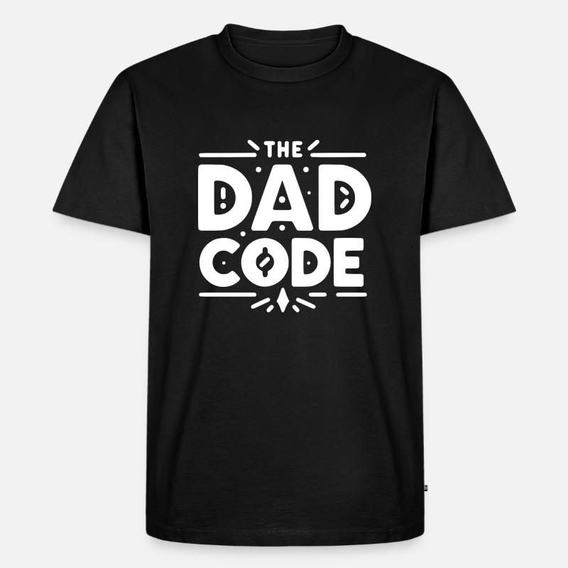 Le code du papa - T-shirt Premium bio Homme - noir