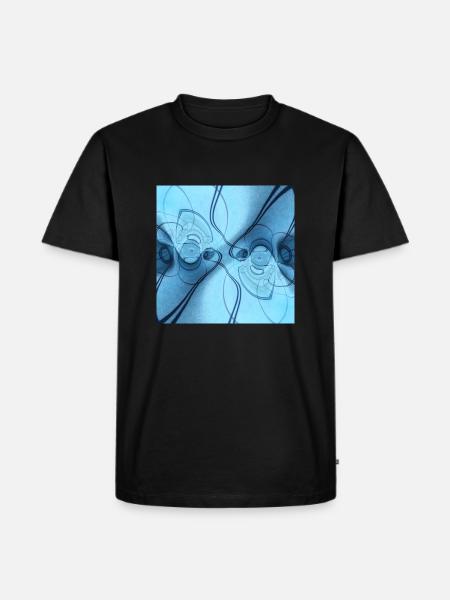 Schwimmbad - Männer Premium Bio T-Shirt - Schwarz