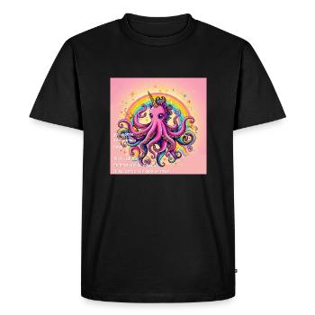 OIcdsG1 6 - T-shirt Premium bio Homme - noir - Devant - Nico (187cm)