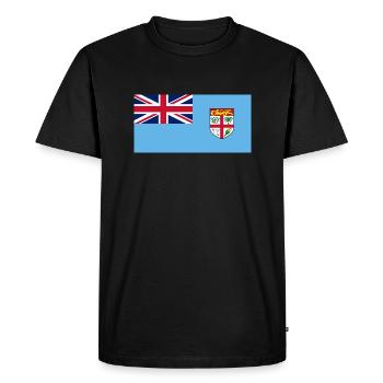 Fidji - T-shirt Premium bio Homme - noir - Devant - Nico (187cm)