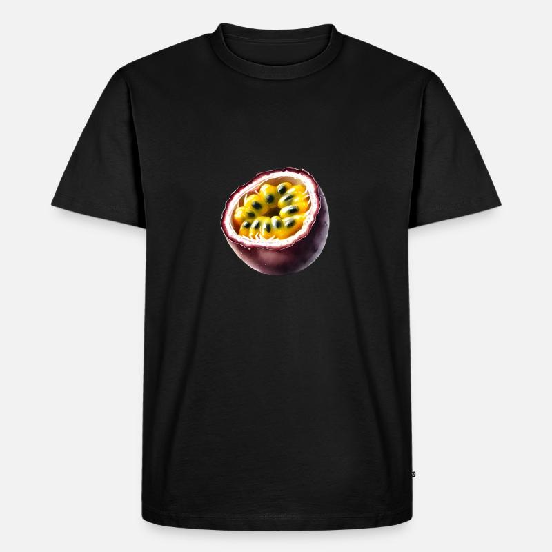 Passion - Männer Premium Bio T-Shirt - Schwarz
