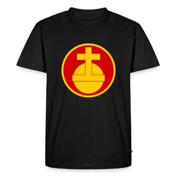 Uppland - Men's Premium Organic T-Shirt - black - Front - Nico (187cm)