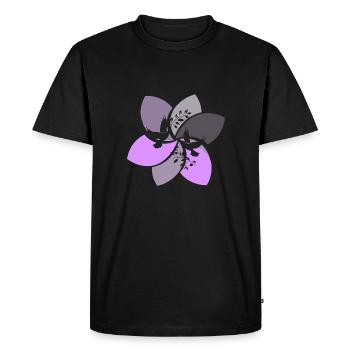 Colombe de la Paix Colombe - T-shirt Premium bio Homme - noir - Devant - Nico (187cm)