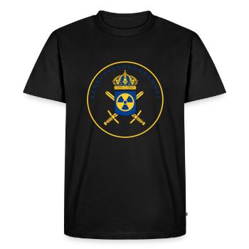 Le programme suédois d’armement nucléaire - T-shirt Premium bio Homme - noir - Devant - Nico (187cm)