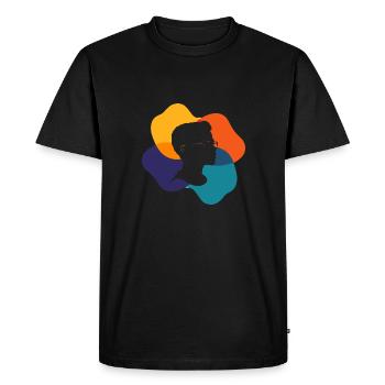 Connexion Frère Enfants - T-shirt Premium bio Homme - noir - Devant - Nico (187cm)