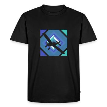 Cabine d’une compagnie aérienne - T-shirt Premium bio Homme - noir - Devant - Nico (187cm)