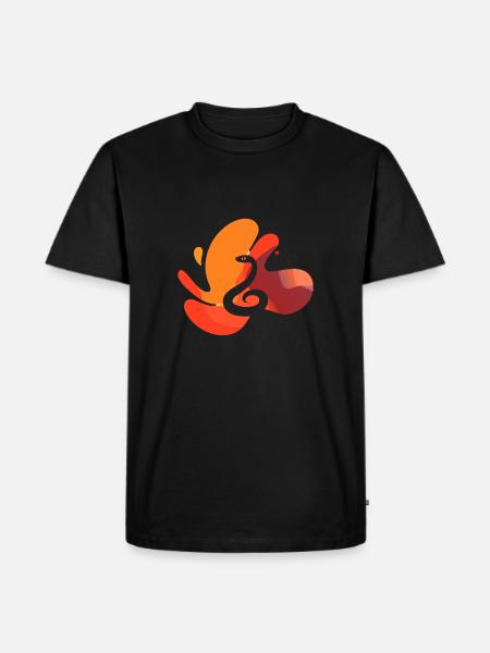 Snake Snake Head - Men's Premium Organic T-Shirt - black