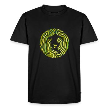 Longboard Boarder Skate - Men's Premium Organic T-Shirt - black - Front - Nico (187cm)