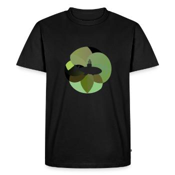 Sous-marin Sous-marin - T-shirt Premium bio Homme - noir - Devant - Nico (187cm)