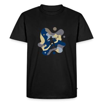 Planche de wakeboard - T-shirt Premium bio Homme - noir - Devant - Nico (187cm)