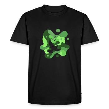 Dove of Peace Dove Pigeon Eggs - Men's Premium Organic T-Shirt - black - Front - Nico (187cm)