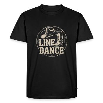 Formation de groupe de danse en ligne My Dance Sport - T-shirt Premium bio Homme - noir - Devant - Nico (187cm)