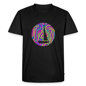 Yacht marin - T-shirt Premium bio Homme - noir - Devant - Nico (187cm)