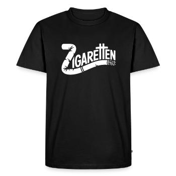 Cigarettes - German Memes - Men's Premium Organic T-Shirt - black - Front - Nico (187cm)