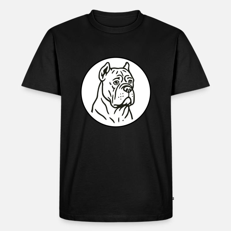 Cane Corso - Männer Premium Bio T-Shirt - Schwarz
