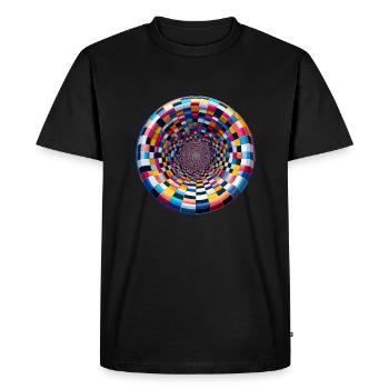 Cavity colored - Men's Premium Organic T-Shirt - black - Front - Nico (187cm)