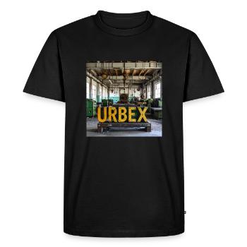 URBEX - Men's Premium Organic T-Shirt - black - Front - Nico (187cm)