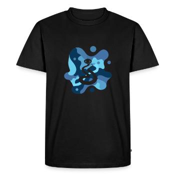 Serpents Serpents - T-shirt Premium bio Homme - noir - Devant - Nico (187cm)