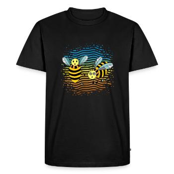 Insectes - T-shirt Premium bio Homme - noir - Devant - Nico (187cm)