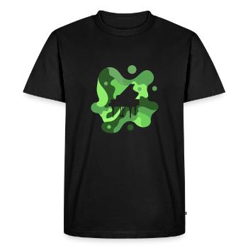 Orchestre de pianistes - T-shirt Premium bio Homme - noir - Devant - Nico (187cm)
