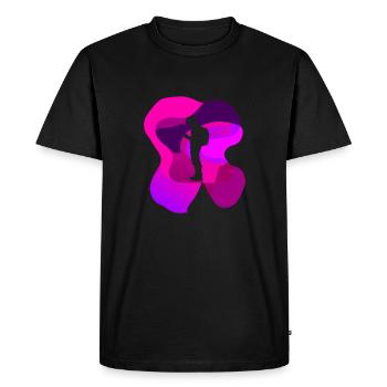 Aventure de chasse au trésor - T-shirt Premium bio Homme - noir - Devant - Nico (187cm)