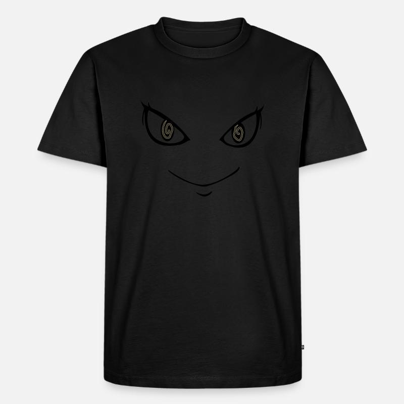 Psycho Face - Männer Premium Bio T-Shirt - Schwarz