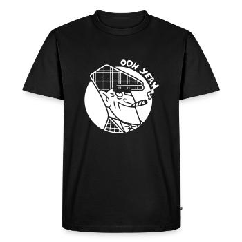Nick Knatterton avec Joint - T-shirt Premium bio Homme - noir - Devant - Nico (187cm)