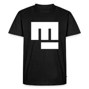 Fist bump - Men's Premium Organic T-Shirt - black - Front - Nico (187cm)