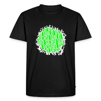 Déclaration Pro Vegan Cadeau amusant et amusant - T-shirt Premium bio Homme - noir - Devant - Nico (187cm)