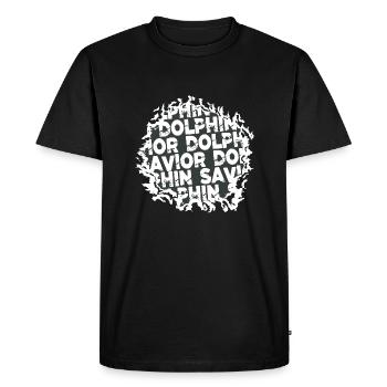 Bass Fishing Tshirts Boats Marine Life Biological - Men's Premium Organic T-Shirt - black - Front - Nico (187cm)