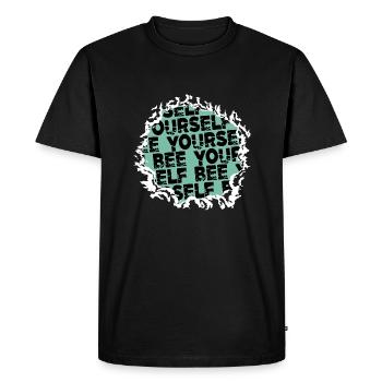 geek birthday present idea birthday awesome - Men's Premium Organic T-Shirt - black - Front - Nico (187cm)