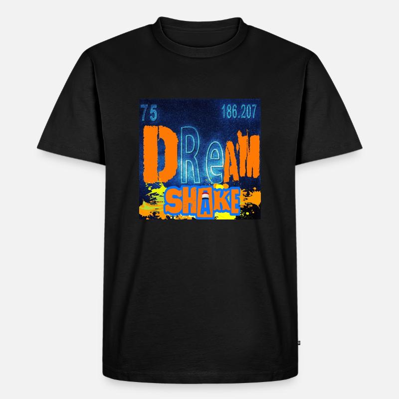 "DREAM SHAKE"-Design - Männer Premium Bio T-Shirt - Schwarz
