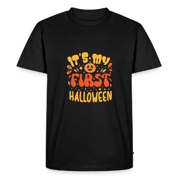 C’est mon premier Halloween - T-shirt Premium bio Homme - noir - Devant - Nico (187cm)