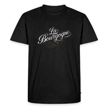 La Bourgogne - T-shirt Premium bio Homme - noir - Devant - Nico (187cm)