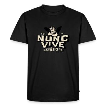 NuncVive Conçu pour vous - T-shirt Premium bio Homme - noir - Devant - Nico (187cm)