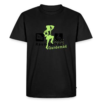 Espace Bacher Garde3 - T-shirt Premium bio Homme - noir - Devant - Nico (187cm)