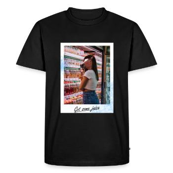 Got some juice - Men's Premium Organic T-Shirt - black - Front - Nico (187cm)