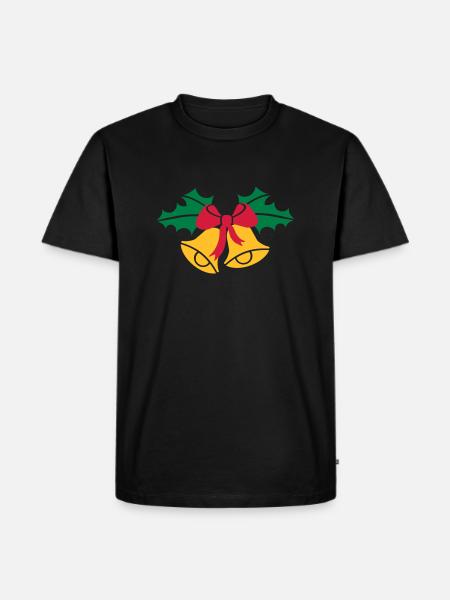 Bells Christmas - Men's Premium Organic T-Shirt - black