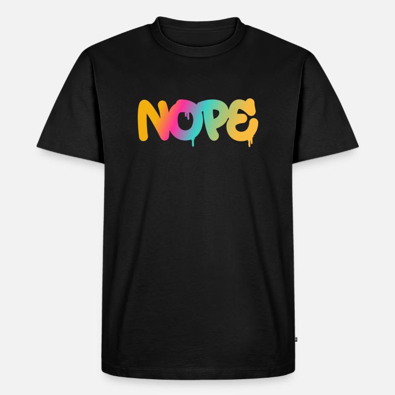 Nope - Dites simplement non! - T-shirt Premium bio Homme - noir