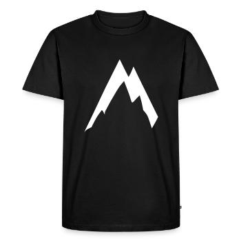 Mountains Mountain Hiking Adventure Free Travel Vector - Men's Premium Organic T-Shirt - black - Front - Nico (187cm)