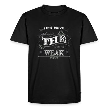 Campsite Camping Shirt bday birthday present idea - Men's Premium Organic T-Shirt - black - Front - Nico (187cm)