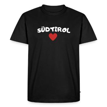 Tyrol du Sud - T-shirt Premium bio Homme - noir - Devant - Nico (187cm)