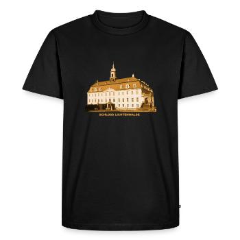 Lichtenwalde Schloss Niederwiesa Saxe centrale - T-shirt Premium bio Homme - noir - Devant - Nico (187cm)