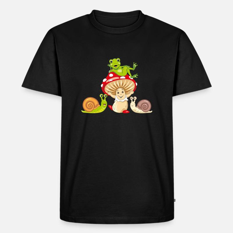 Beste Waldfreunde - Männer Premium Bio T-Shirt - Schwarz