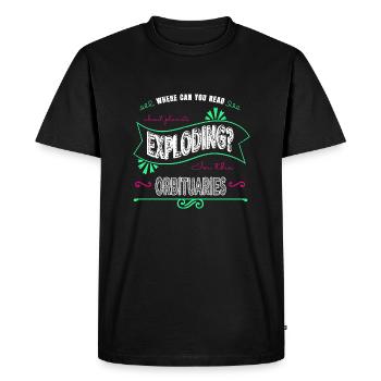 Night Sky Awesome Astronomy Gifts Present Idea - T-shirt Premium bio Homme - noir - Devant - Nico (187cm)