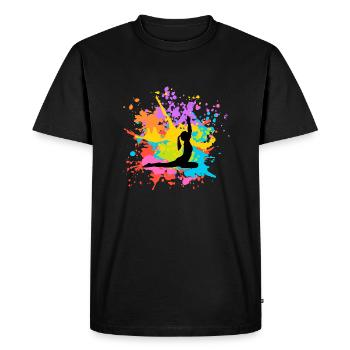 Silhouettes spectrales - T-shirt Premium bio Homme - noir - Devant - Nico (187cm)